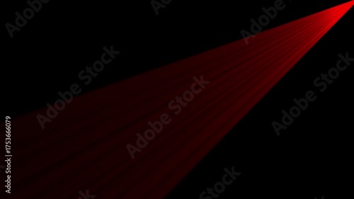 Glitter, shiny, bright, flare footage Isolated light rays animation. Shine or sun effect on Red  cc light ray animation.