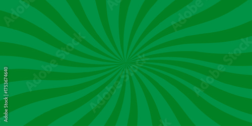 Bright, abstract green background with a radial burst of light rays and a subtle grunge texture. sun, vector, starburst, illustration, star, vintage, retro, blue, beam, stripes