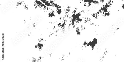 Black grunge ink splat texture vector illustration design element