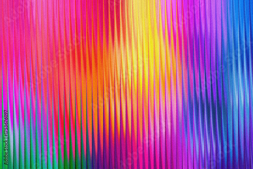 Vibrant vertical rainbow stripes with textured pattern