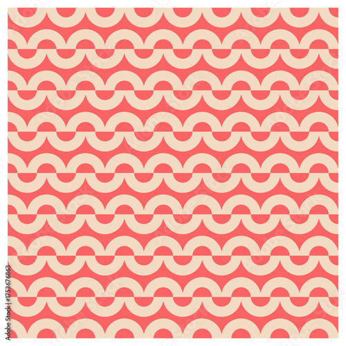 seamless abstract line bold pattern
