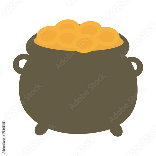 pot with gold
