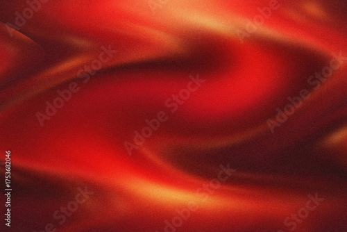 Abstract swirling red and orange energy flow
