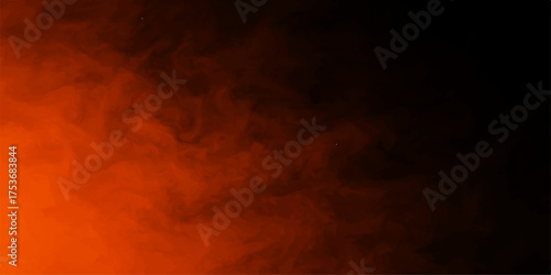 Hot red and orange flames create a vivid, dark inferno background with a burning smoke texture and light explosion motion