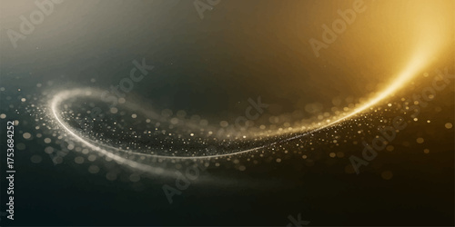 An abstract blue galaxy design featuring a glowing star field in dark space perfect for digital wallpaper or illustration