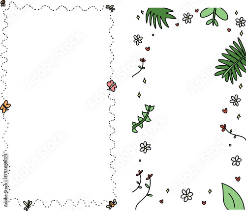 Marcos decorativos florales