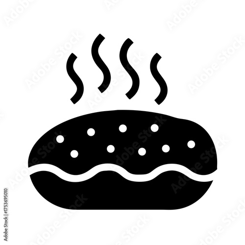 Vector art of delicious baked potato, a comforting and versatile dish for any meal