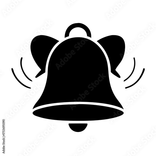 Illustration of a bell, a percussion instrument used for signaling or ringing