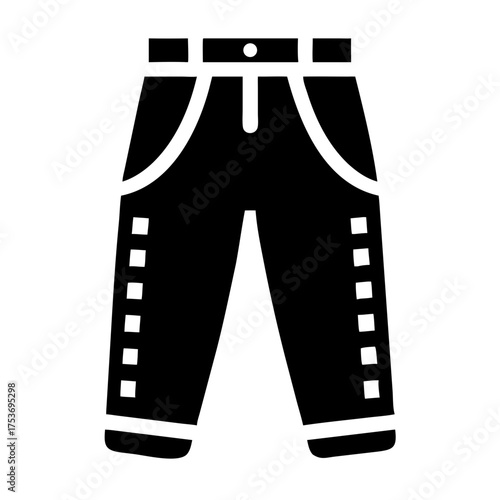 Illustration of jeans, representing casual wear and a classic fashion staple