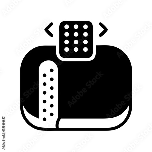 Vector art of black and white illustration of a bidet, a modern bathroom fixture