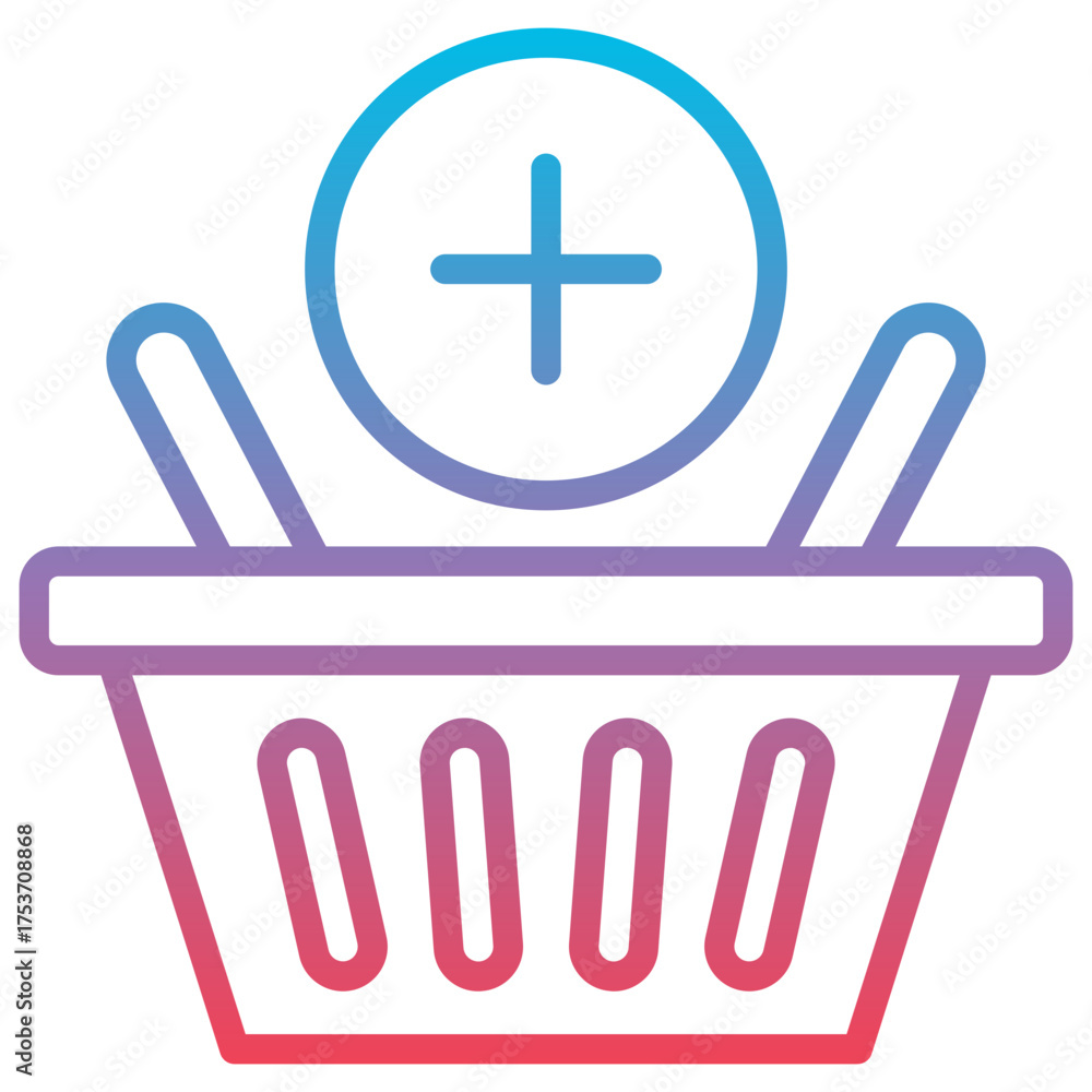 Fototapeta premium Add To Basket Icon