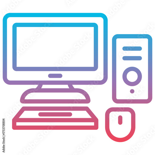 Computer System Icon