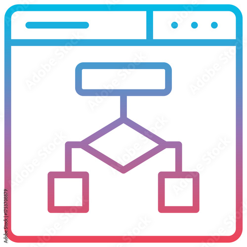 Flow Diagram Icon