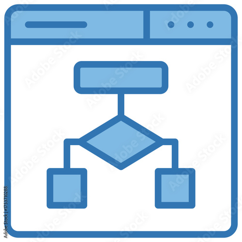 Flow Diagram Icon