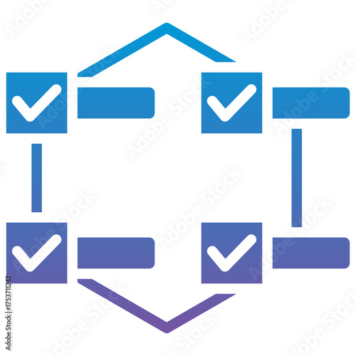 Workflow Process Icon