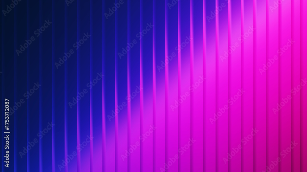 Fototapeta premium Abstract background with gradient of blue and pink vertical stripes