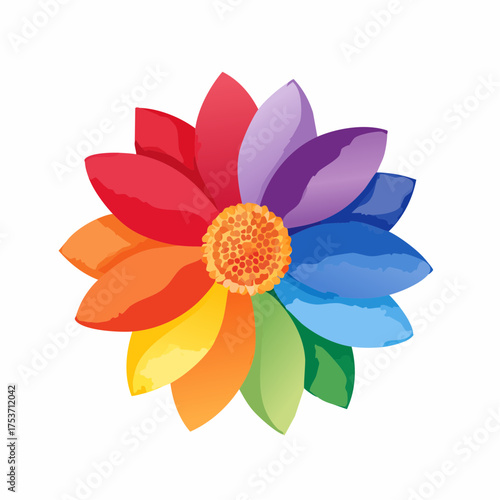 Regenbogenblüte – Farbenpracht in Bewegung