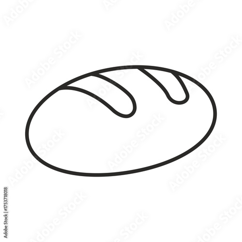 Bread icon. Bakery symbol modern, simple, vector, icon for website design, mobile app, ui. Vector Illustration