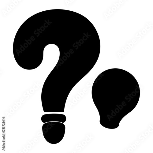 A bold black question mark and exclamation point side by side