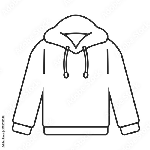 パーカー、洋服、ファッション、コーディネート、おしゃれ関連のイラストセット