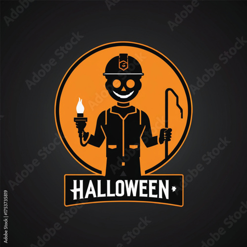 halloween electrician party poster