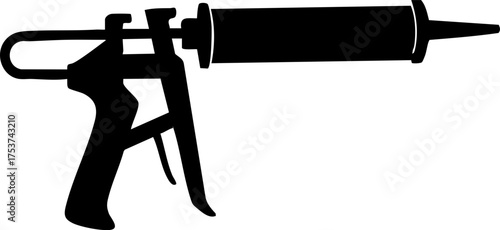 Professional caulking gun tool for construction and DIY projects, essential for sealing and bonding applications with precision and ease.