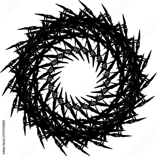 Modern dark composition with artistic and minimal style. / Composición oscura moderna con estilo artístico y minimalista. / Moderne dunkle Komposition mit künstlerischem und minimalistischem Stil.