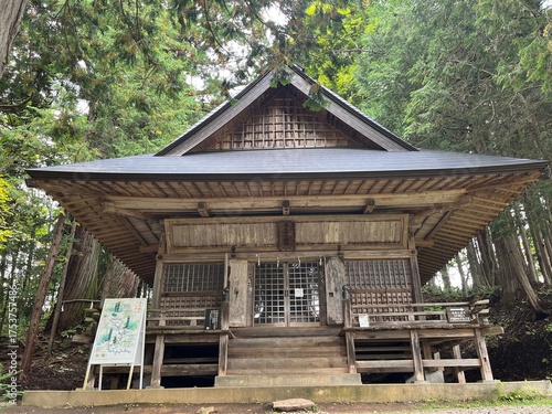 Togakushi Shrine Hinomikosha in Togakushi, Nagano, Japan