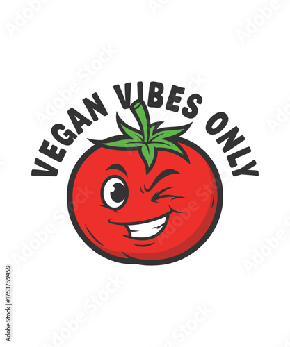Vegan Day Positive Vibes Plant Based Graphic Design