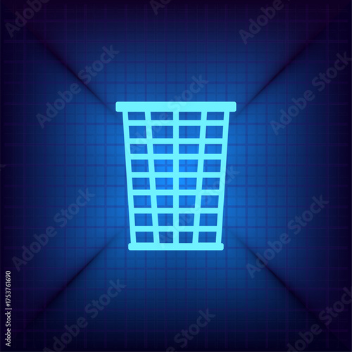Light blue vector icon on a dark blue background.