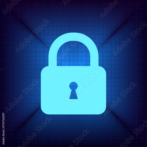 Light blue vector icon on a dark blue background.