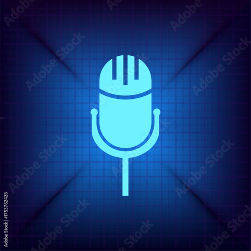 Light blue vector icon on a dark blue background.