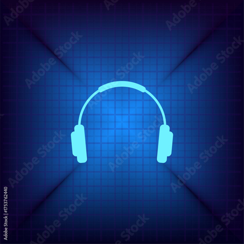 Light blue vector icon on a dark blue background.