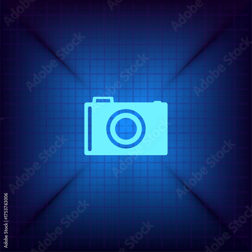 Light blue vector icon on a dark blue background.