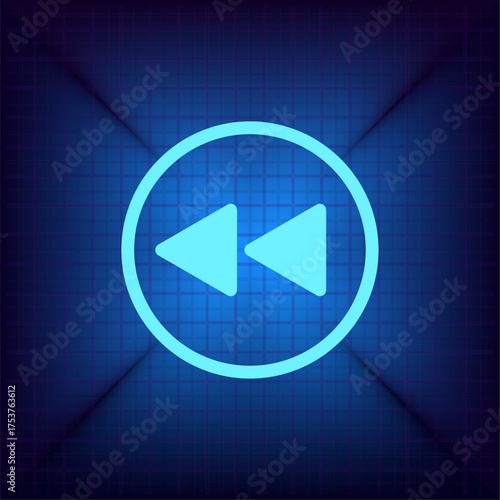 Light blue vector icon on a dark blue background.