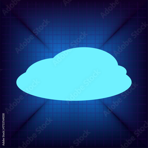 Light blue vector icon on a dark blue background.