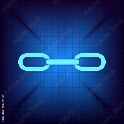 Light blue vector icon on a dark blue background.