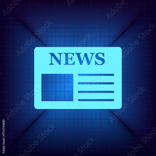 Light blue vector icon on a dark blue background.