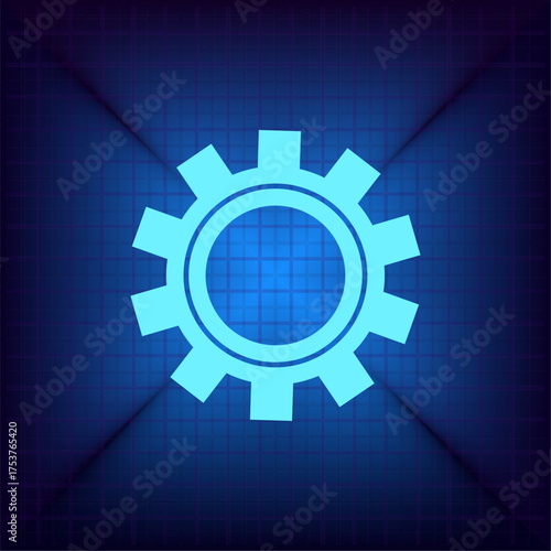 Light blue vector icon on a dark blue background.