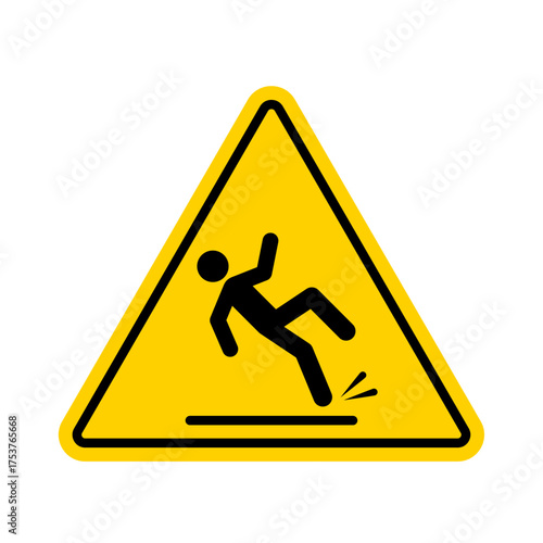 Caution wet floor sign