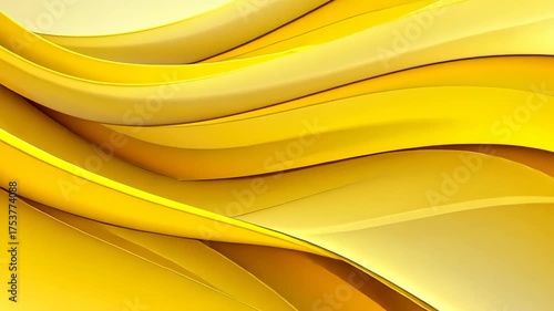 Golden Silk: A vibrant cascade of smooth, flowing curves in shimmering shades of gold, creating an impression of luxuriousness and dynamism.