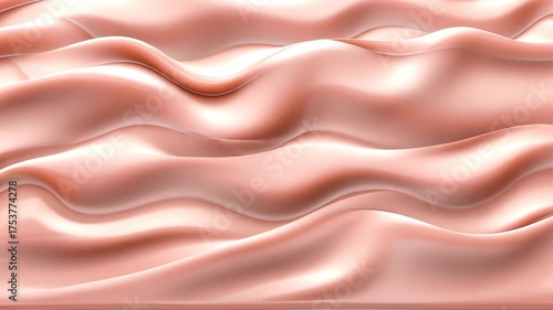 Ethereal Pink Fabric: A mesmerizing display of draped silk, in gentle waves with soft, delicate folds, creating an aura of serenity and luxury.