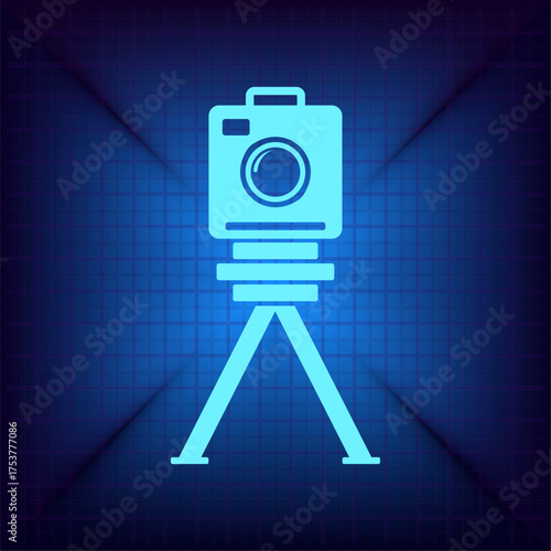 Light blue vector icon on a dark blue background.