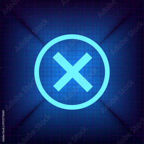 Light blue vector icon on a dark blue background.