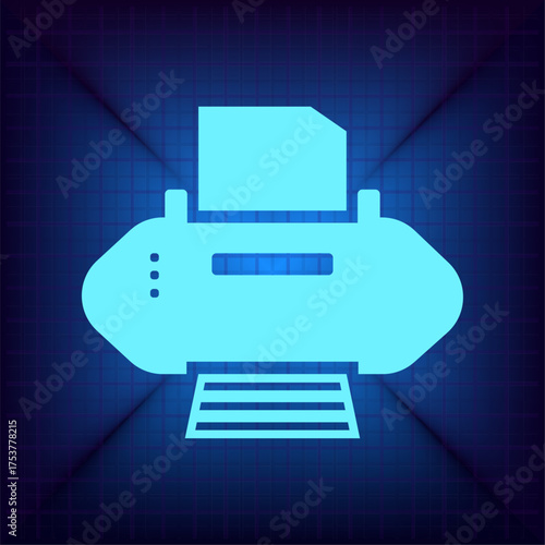 Light blue vector icon on a dark blue background.