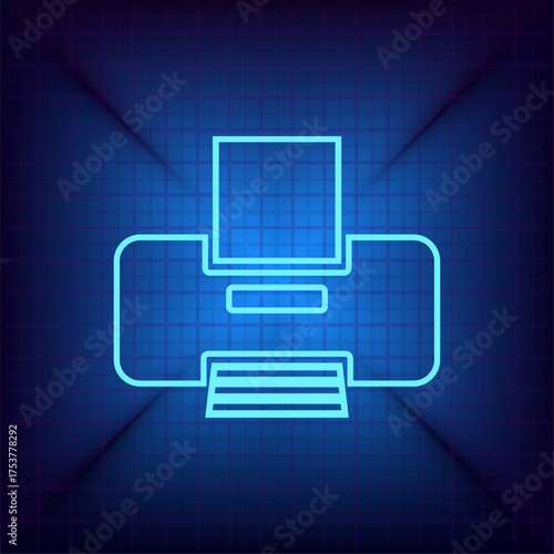 Light blue vector icon on a dark blue background.