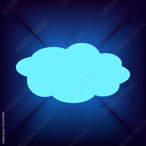 Light blue vector icon on a dark blue background.