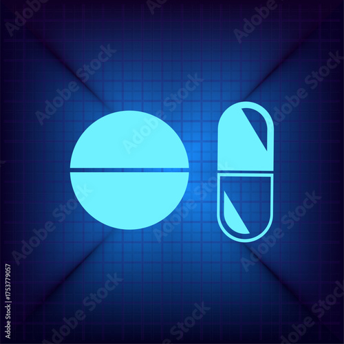 Light blue vector icon on a dark blue background.