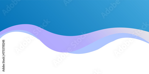 Abstract Blue Gradient Background with Smooth Modern Vector Design