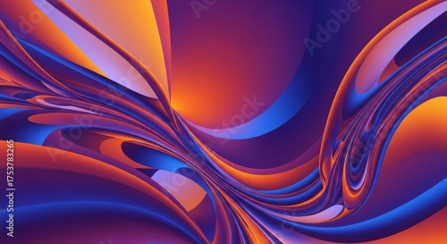 Abstract color waves